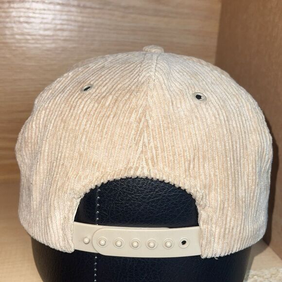 Vintage US Treasury Credit Money System Abraham Lincoln Corduroy Snapback Hat - Picture 5 of 8